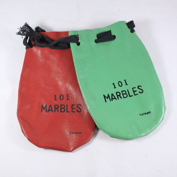 Other - Vintage 1980s Marbles bag, red and green made in Taiwan